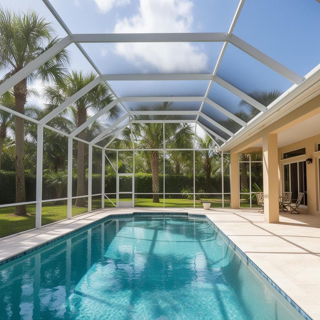 Lanai Cleaning & Rescreening service in Lakewood Ranch, Bradenton and Sarasota Florida