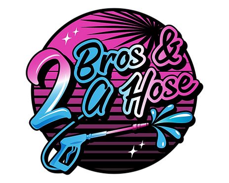 2 Bros & A Hose Pressure Washing Logo